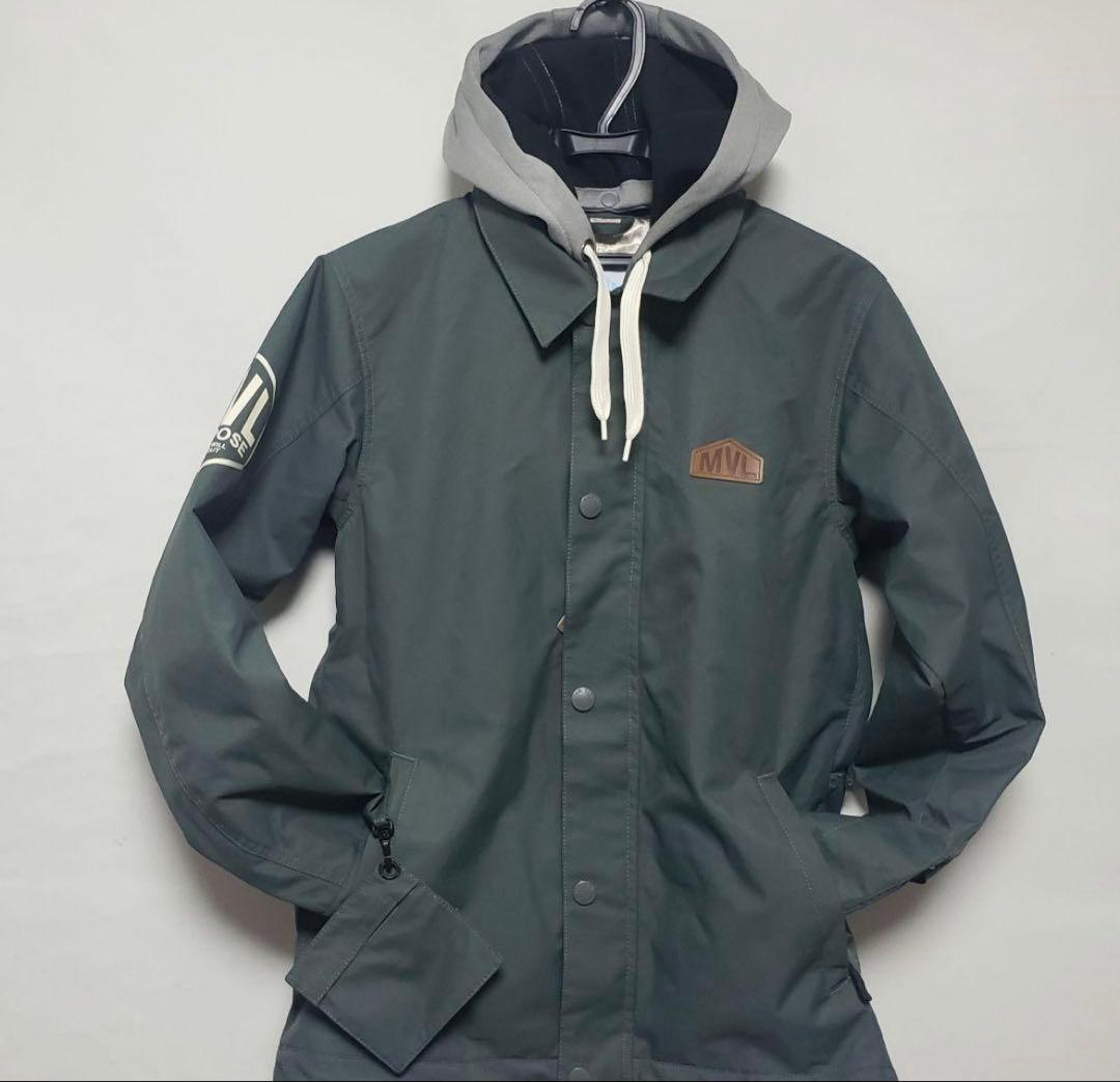 グレー フード付きジャケット