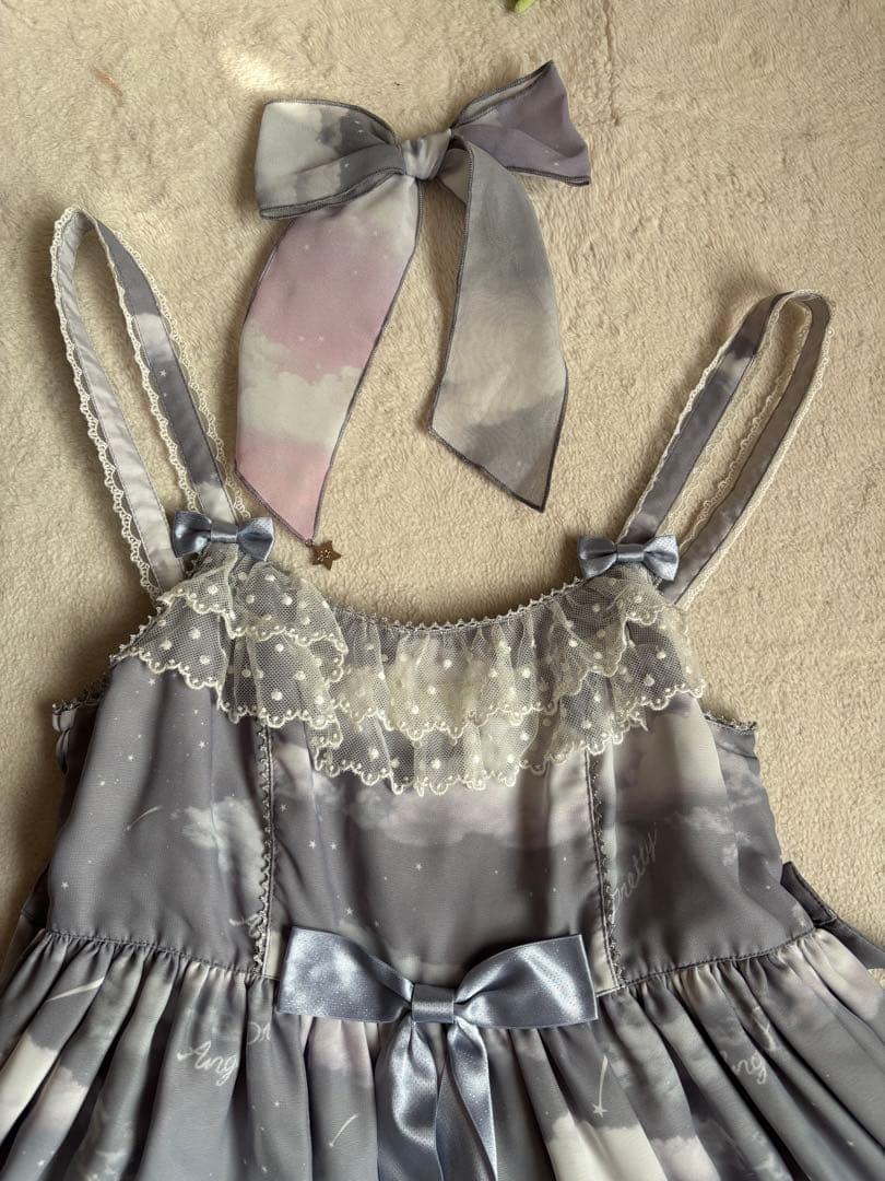 ひ*み様 アンジェリックプリティ ミスティスカイ ジャンパースカートとクリップ