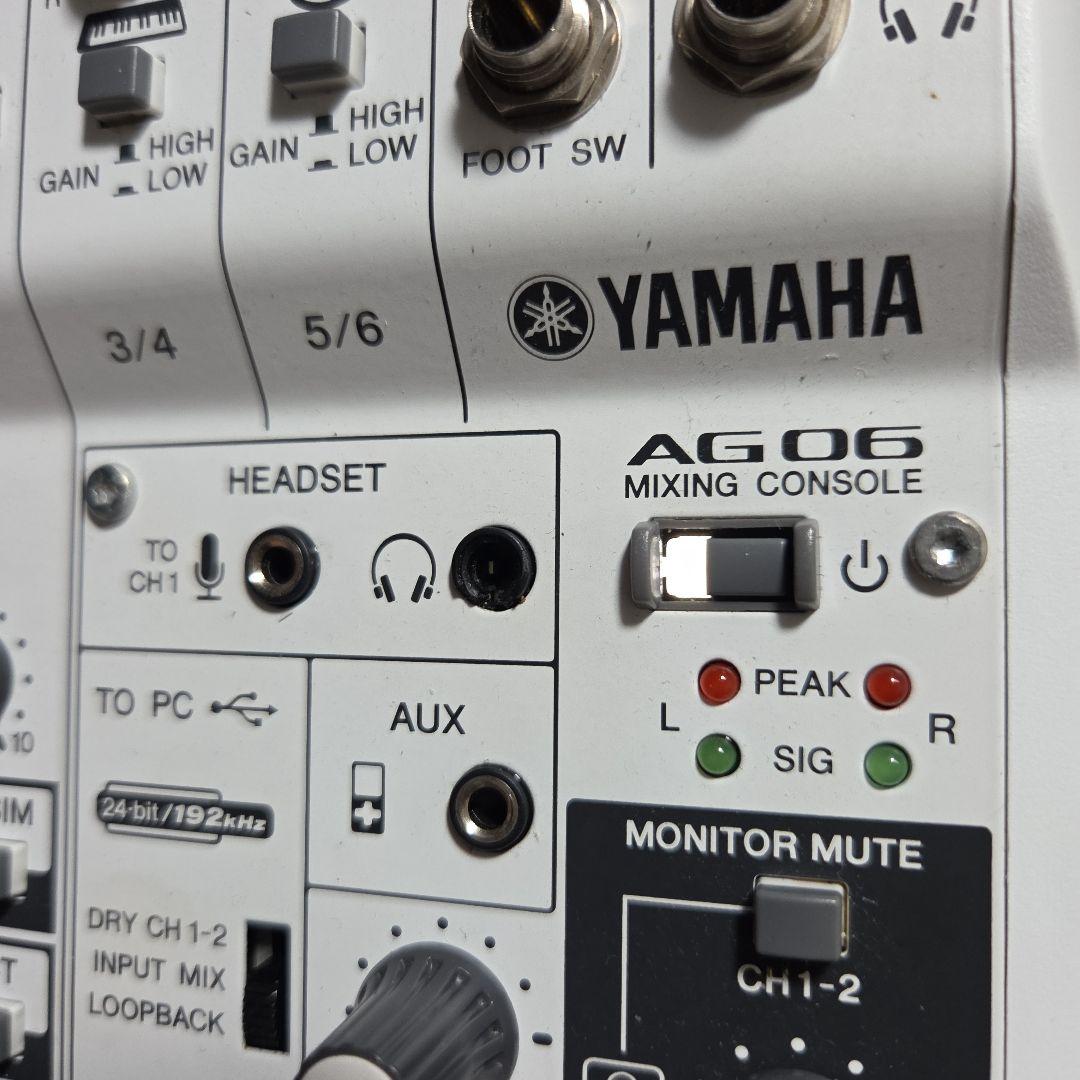 YAMAHA　AG06　ジャンク品　訳あり　稼働品　本体のみ