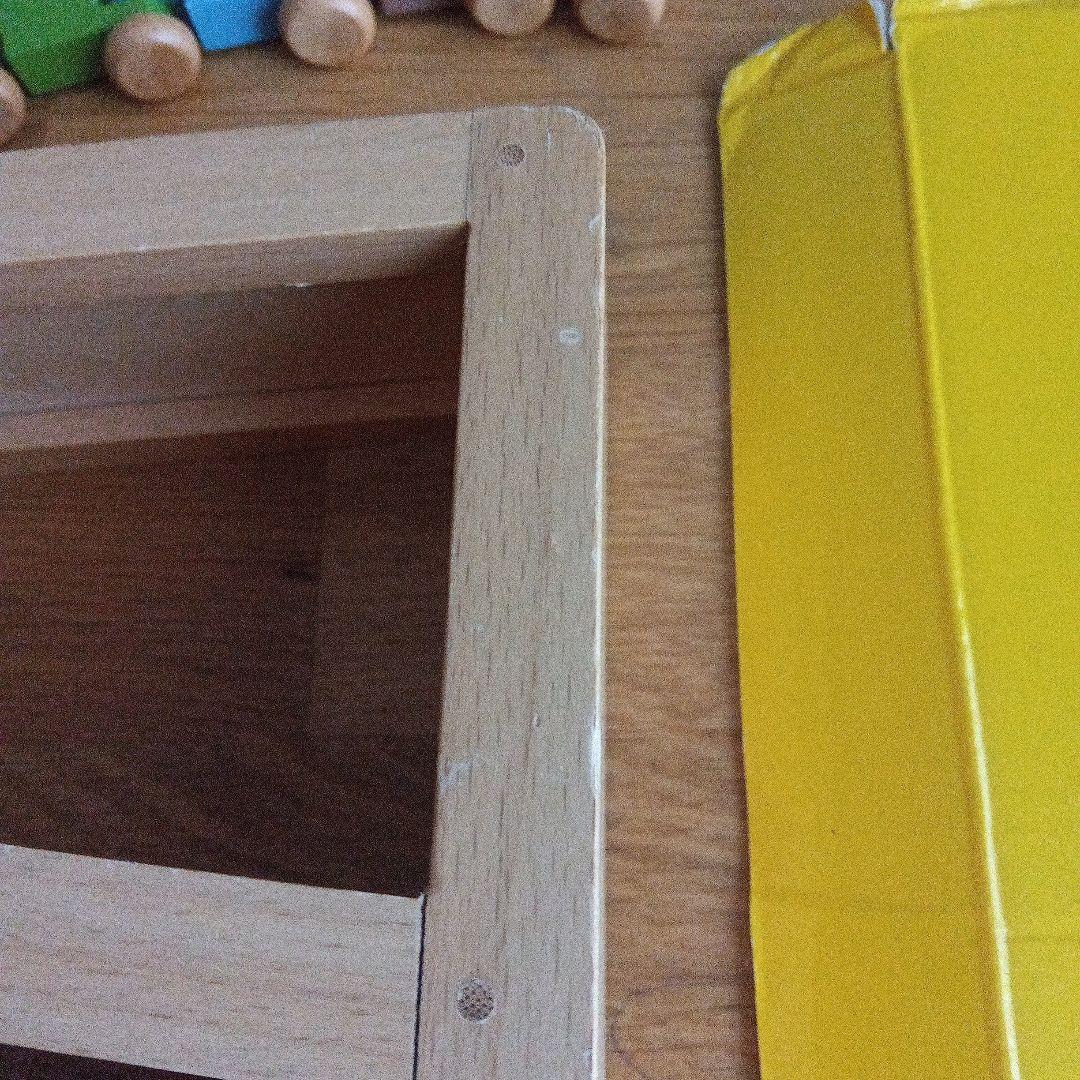 木製 知育玩具 カラフルトレインセット　スピードカースロープ