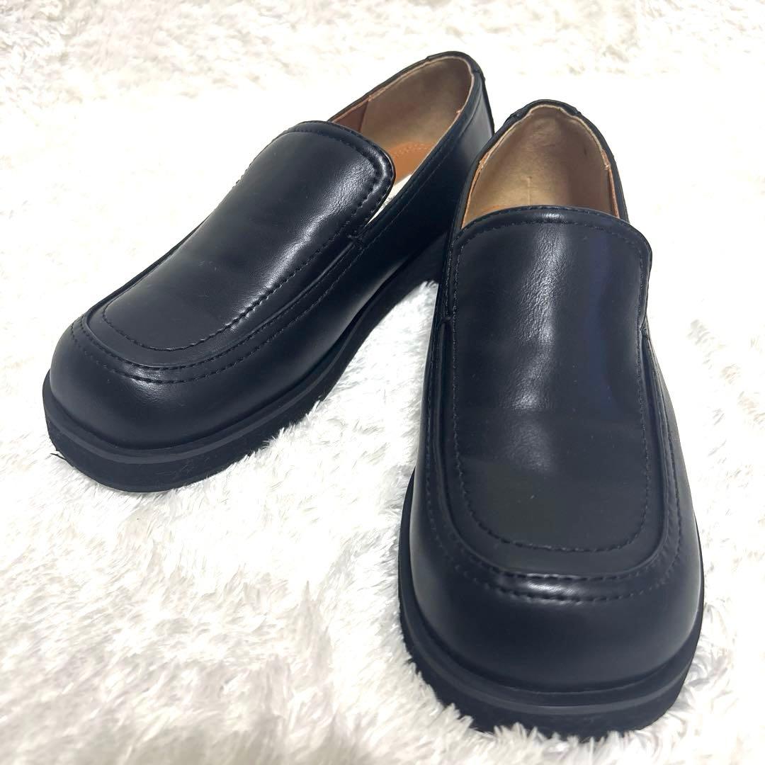 anuke【アンヌーク】 ローファー フラットシューズ スリッポン 23cm前後