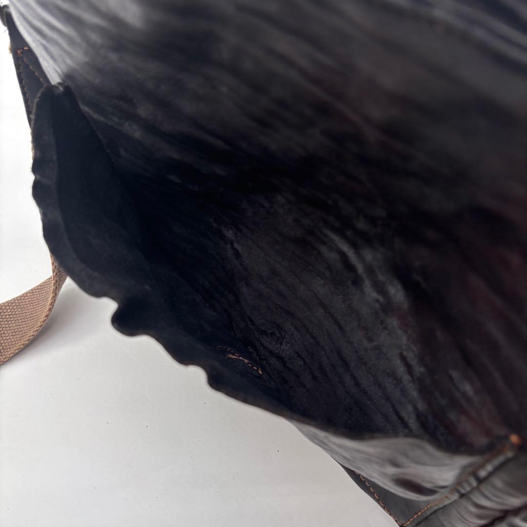 ✨激レア✨ カンポマッジ　ショルダーバッグ　スタッズ　2way　ビンテージ　焦茶