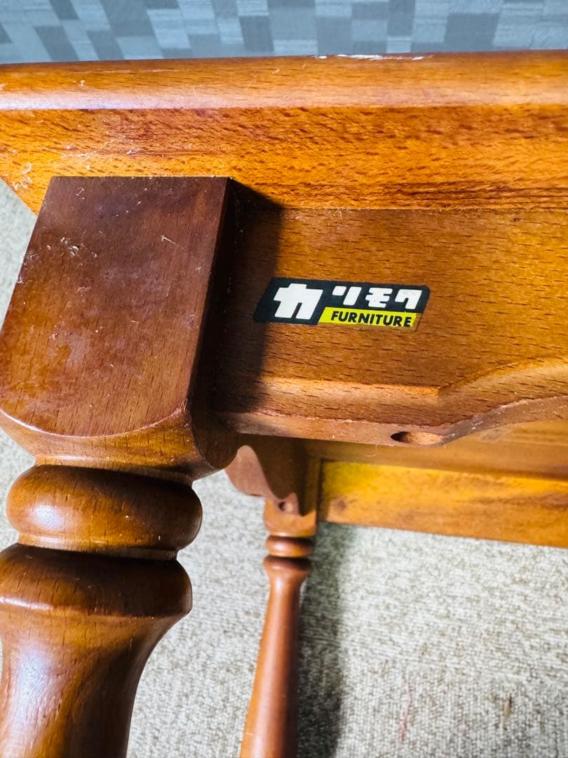 カリモク Karimoku レトロ 家具 テレフォンベンチ チェア 電話台 収納