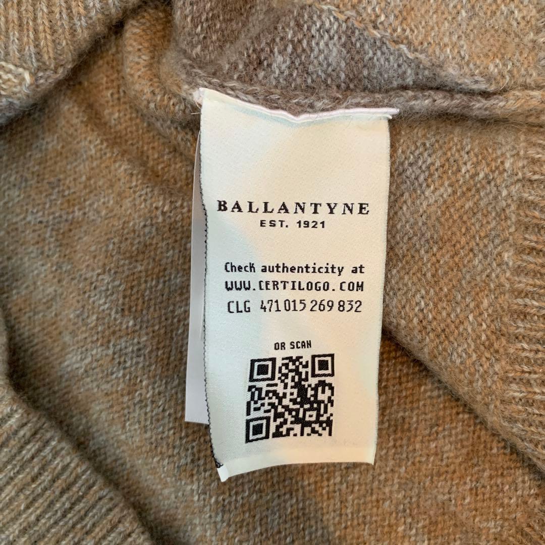 BALLANTYNE カシミヤアーガイルセーター￼￼ ブルネロクチネリ エルメス