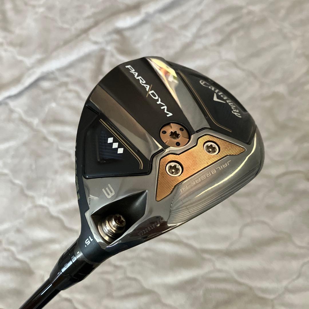 Callaway PARADYM フェアウェイウッド 3番15度　カバー付き