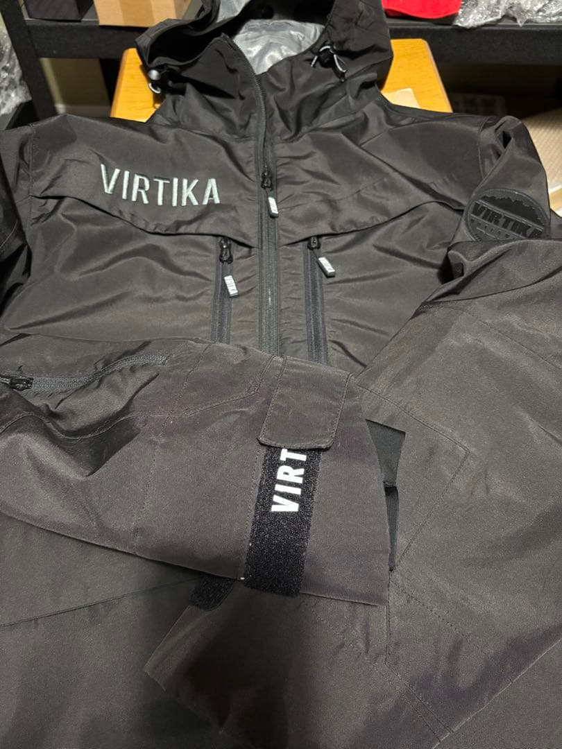 良品　virtika ジャケット　ビブパンツ　セット　M スキー