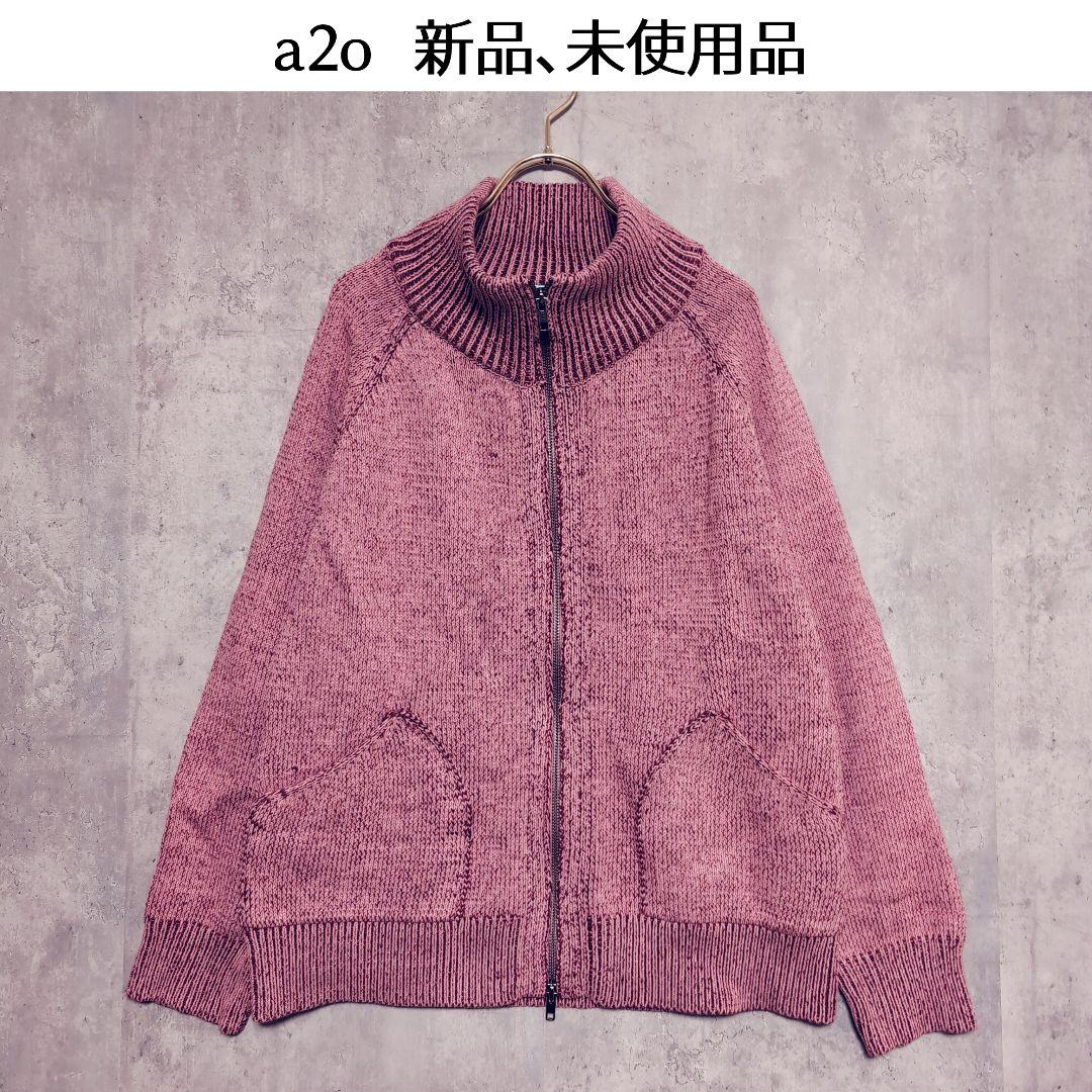 a2o【M】ハイネックドライバーズニット