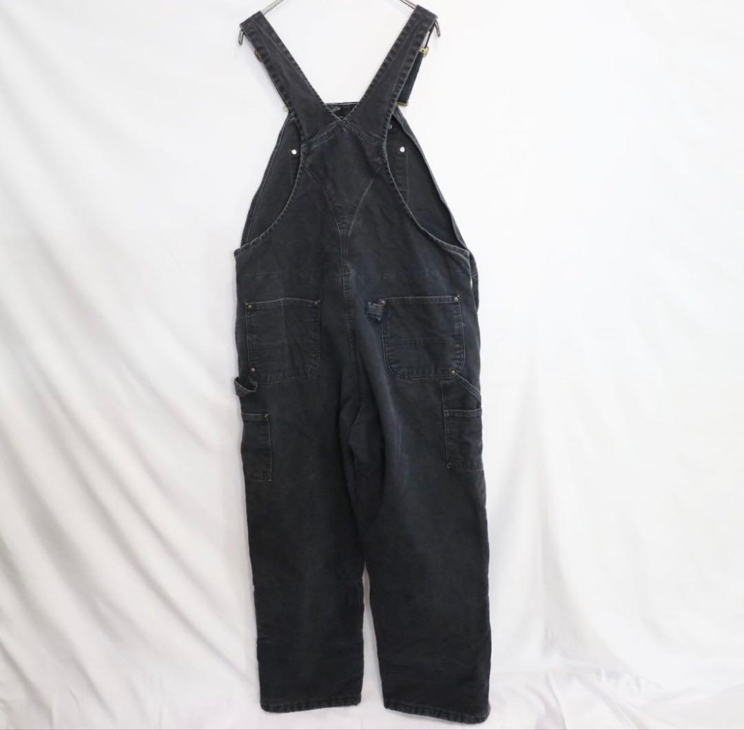 Carhartt カーハートオーバーオールワークウェア ダック地 黒ブラック