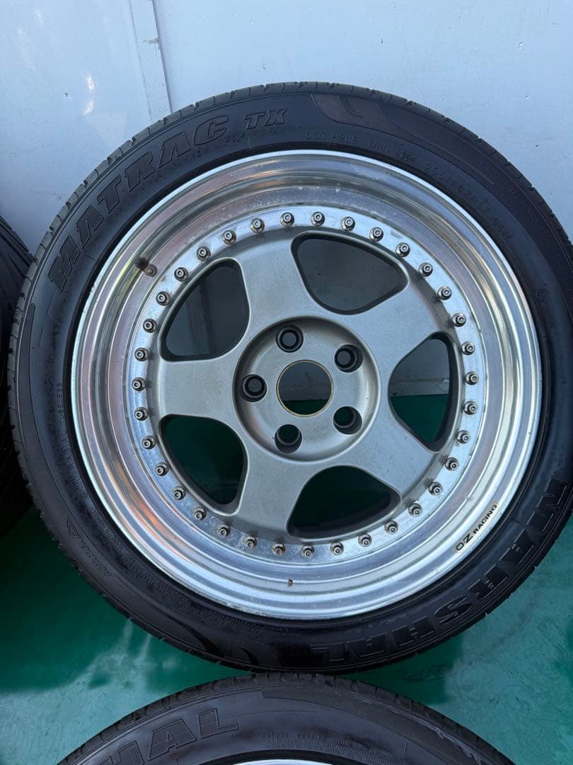 0•ZRacingリム（夏タイヤ付き）PCD114.3/5穴 Hub 66