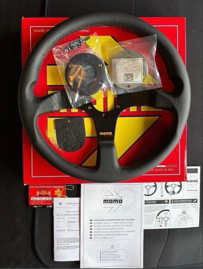 新品！MOMO TUNER モモチューナー ブラックスポーク　35Φ 日本正規品