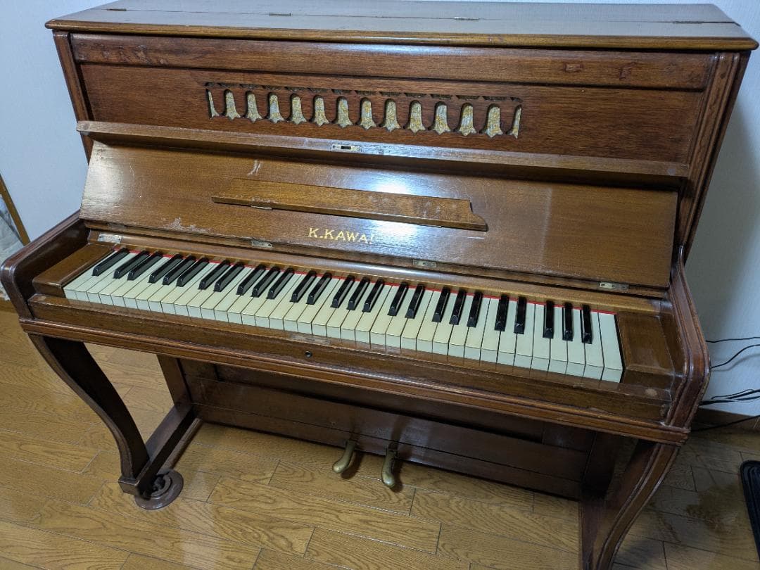 K.KAWAI アップライトピアノ 64鍵 木製