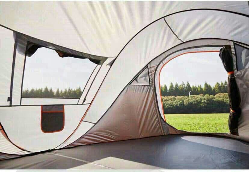 通気性良い簡単設営ワンタッチテント キャンプ アウトドア用品ファミリー5-8人