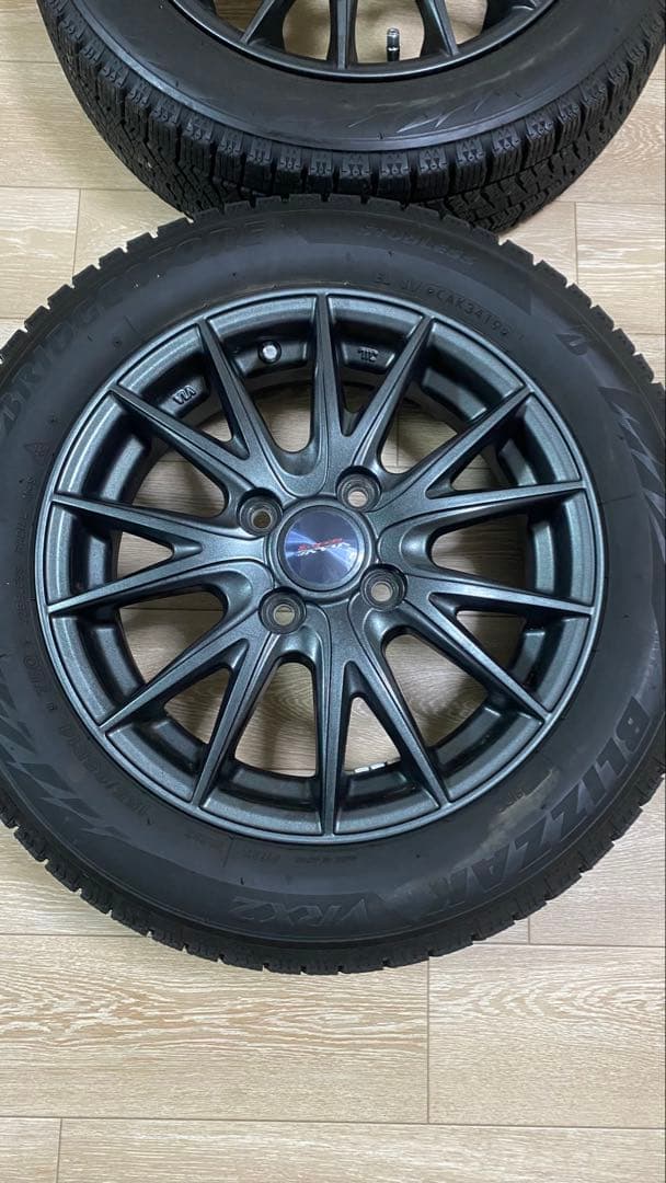 タカちゃん 様155／65／14 VRX2タイヤ ホイールセット　2本