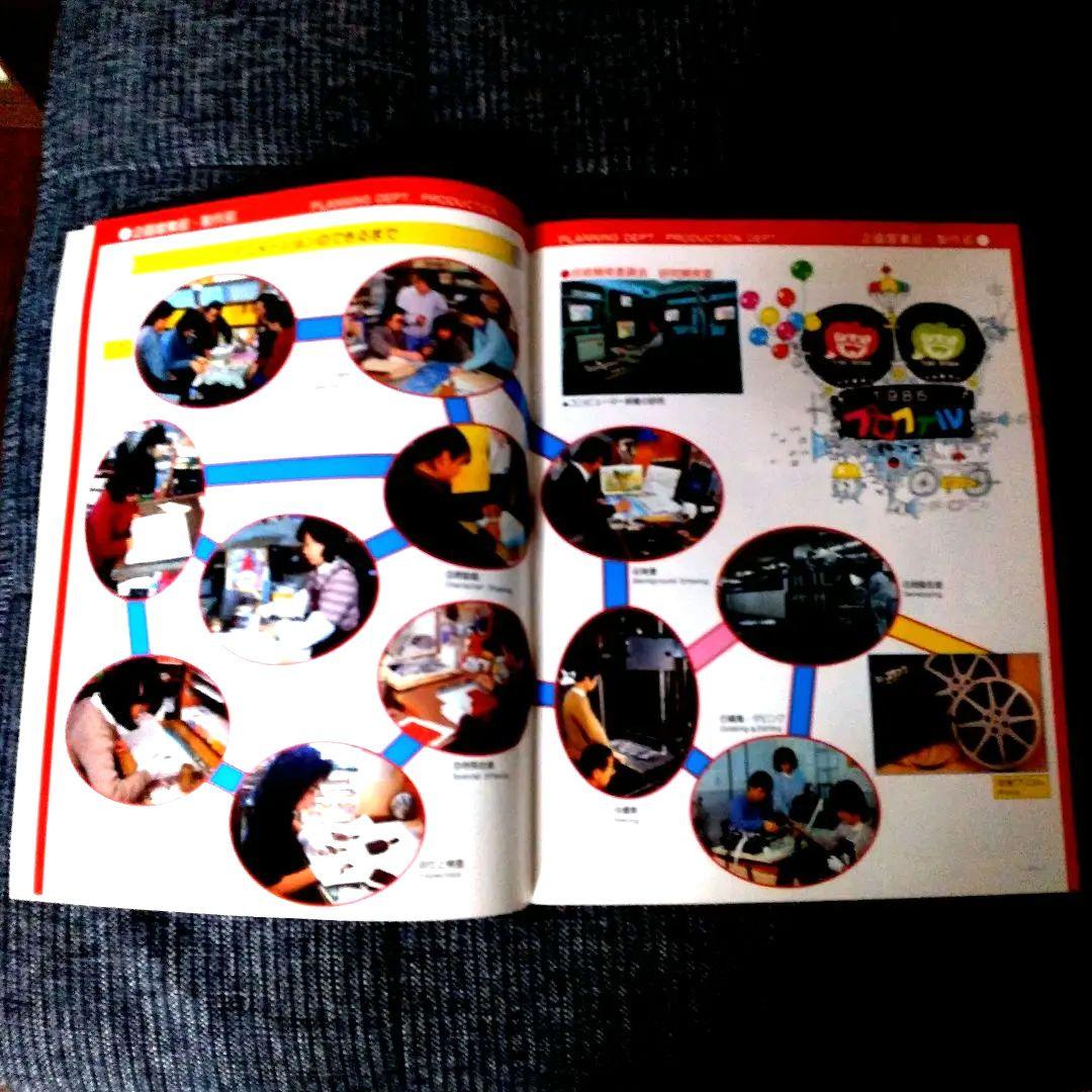 東映アニメーションの1985年度年報/英文での解説付/当時の貴重な制作風景あり