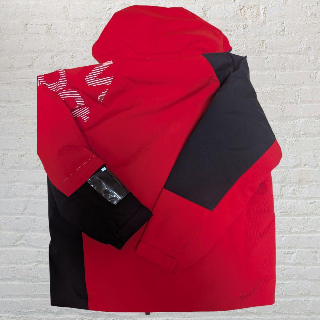 【美品】DESCENTE スキーウェア 140cm 防水透湿素材 　目立つ赤