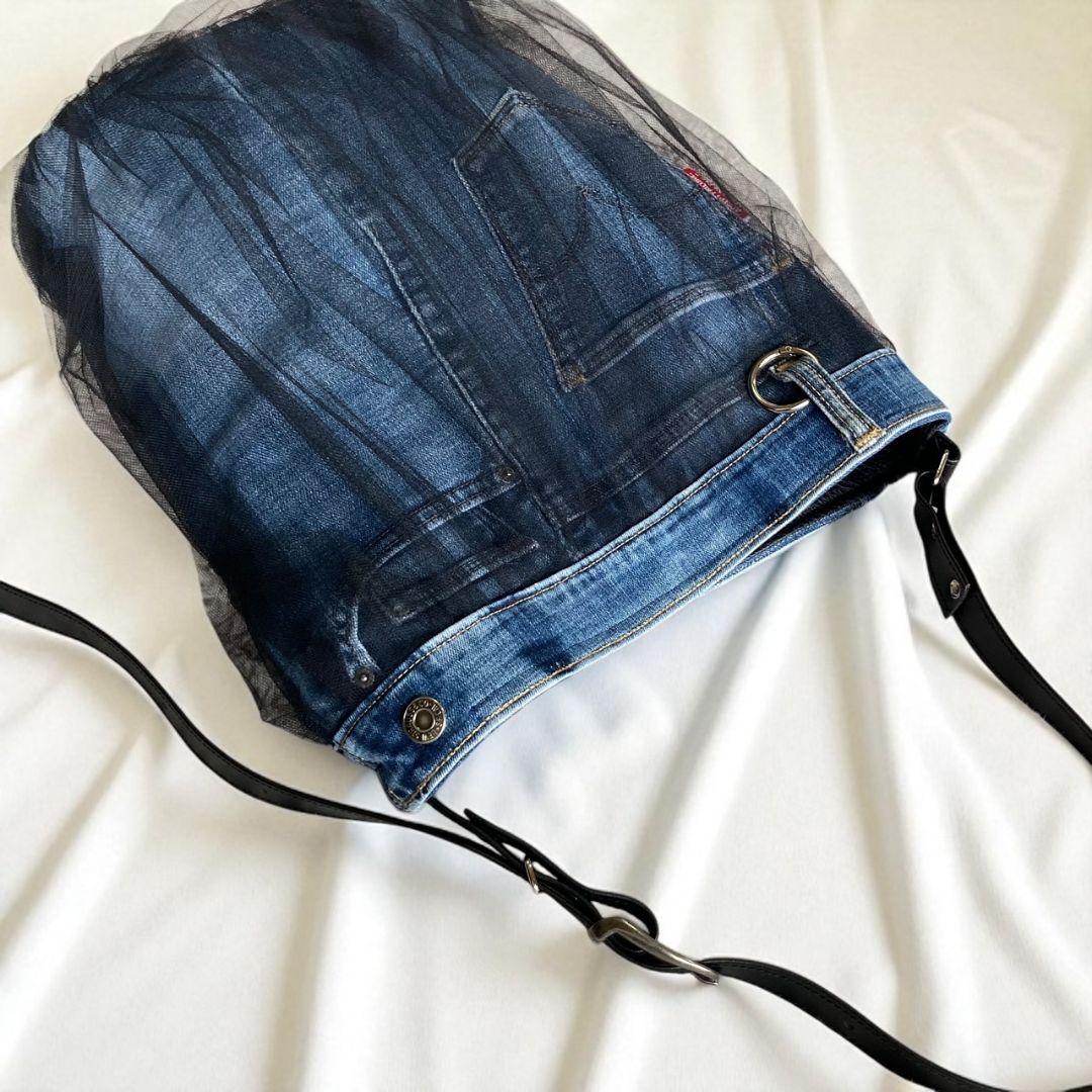 2way／denim tulle bag／ワンショルダー