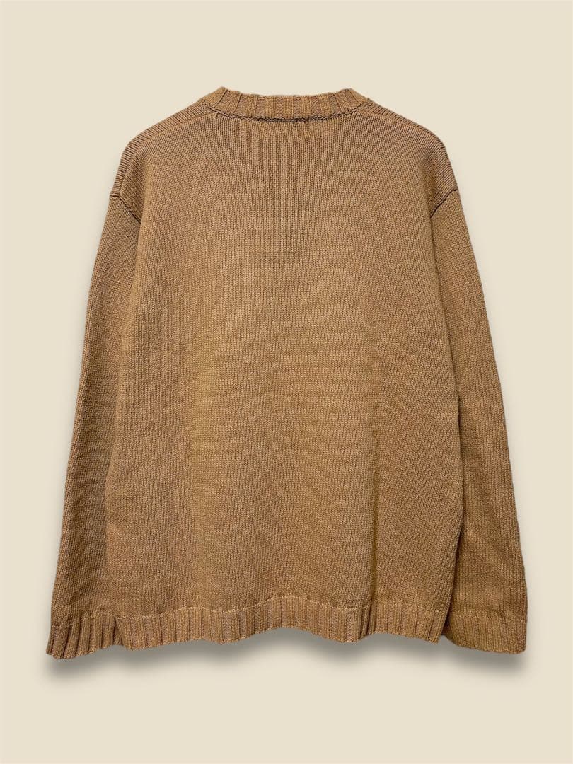 かず　90's RRL 三つ星タグ コットン リネン ニット