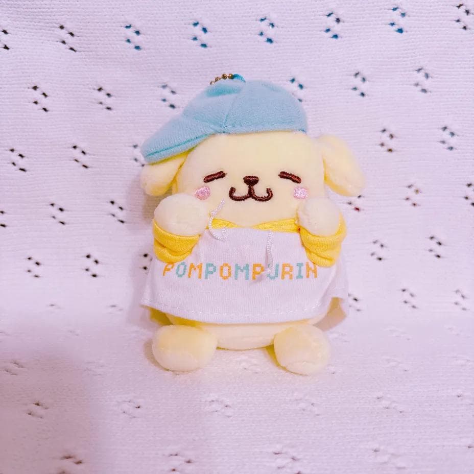 サンリオ　ポムポムプリン　ほっぺっきゅ　マスコット