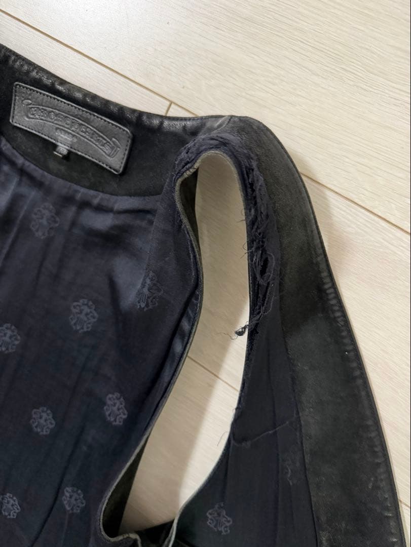 CHROME HEARTS クロムハーツ スエードレザーベスト M オールド