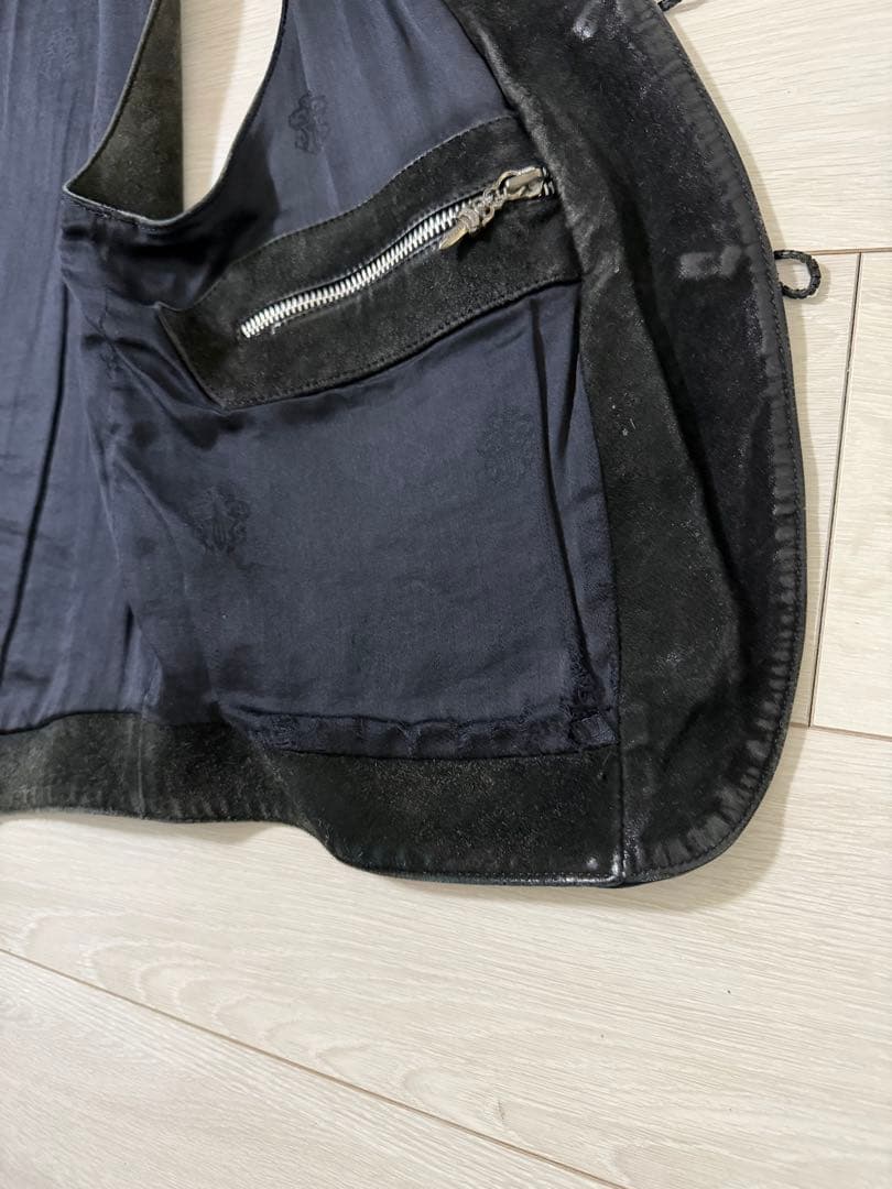 CHROME HEARTS クロムハーツ スエードレザーベスト M オールド