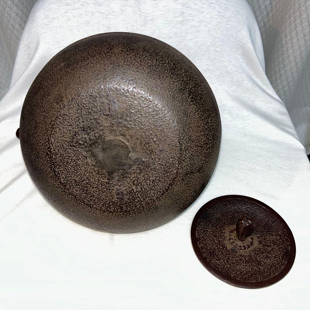 南部鉄器　鉄瓶　盛栄堂　スズミ桜