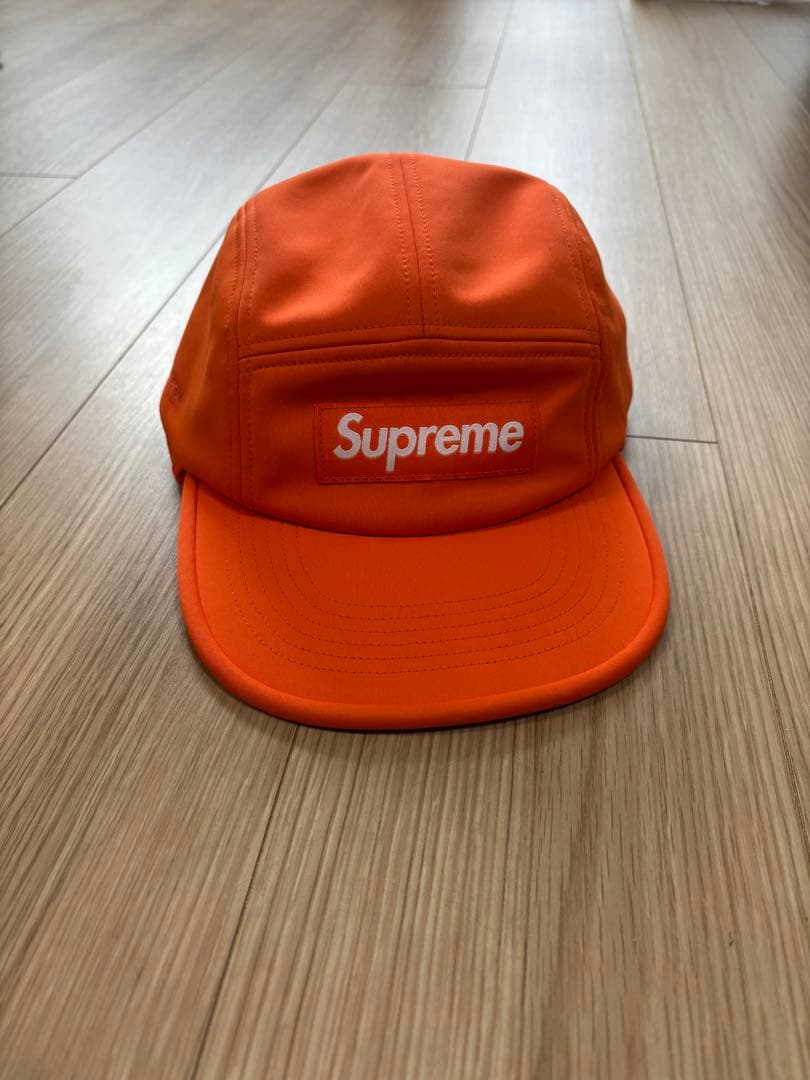 防寒　美品　Supreme オレンジ WINDSTOPPER® キャップ