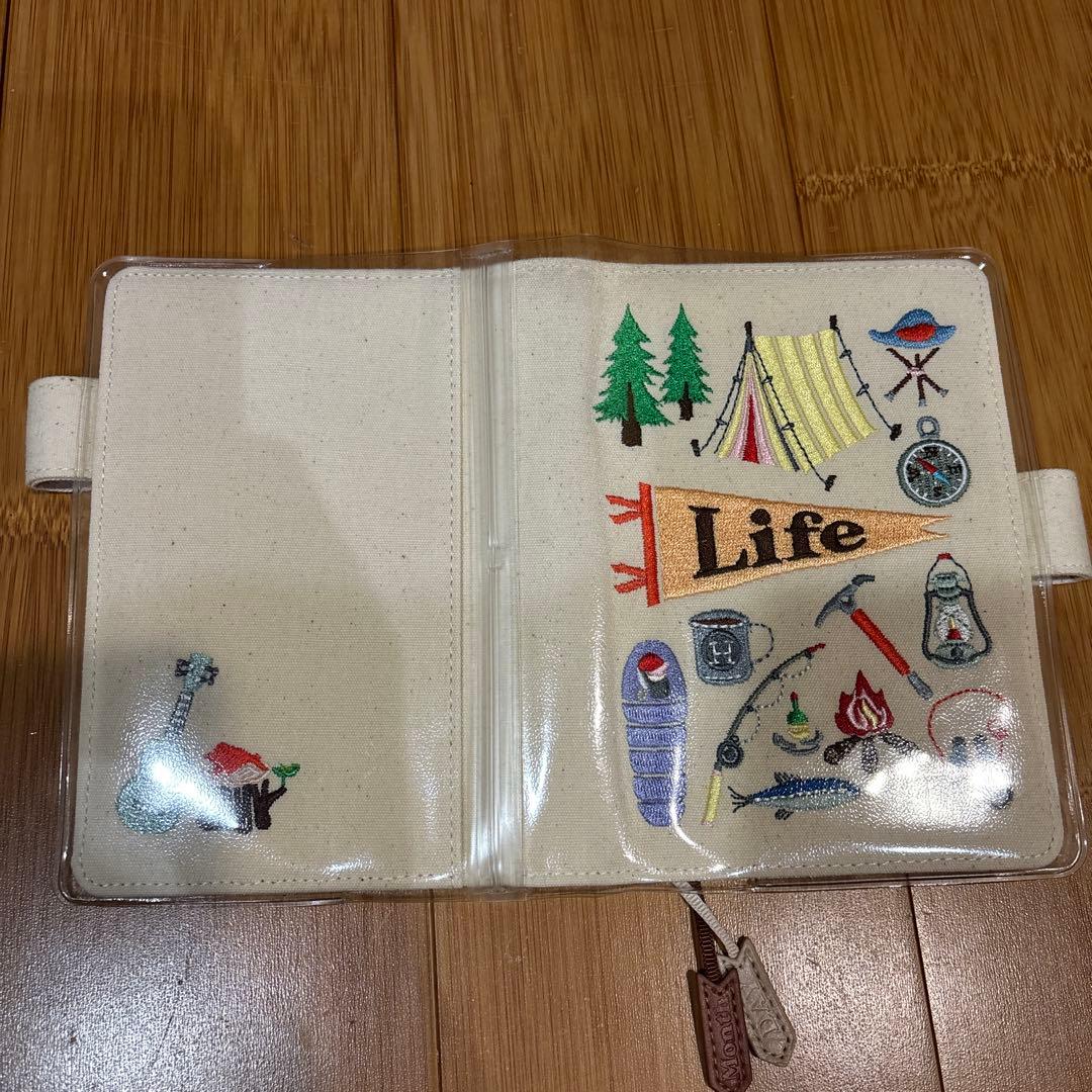 ほぼ日手帳オリジナルカバー キャンプ柄