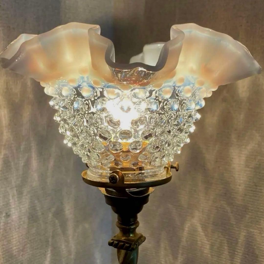 （専用）フェントン　1940年　ランプシェード　オパールセント　アンティーク