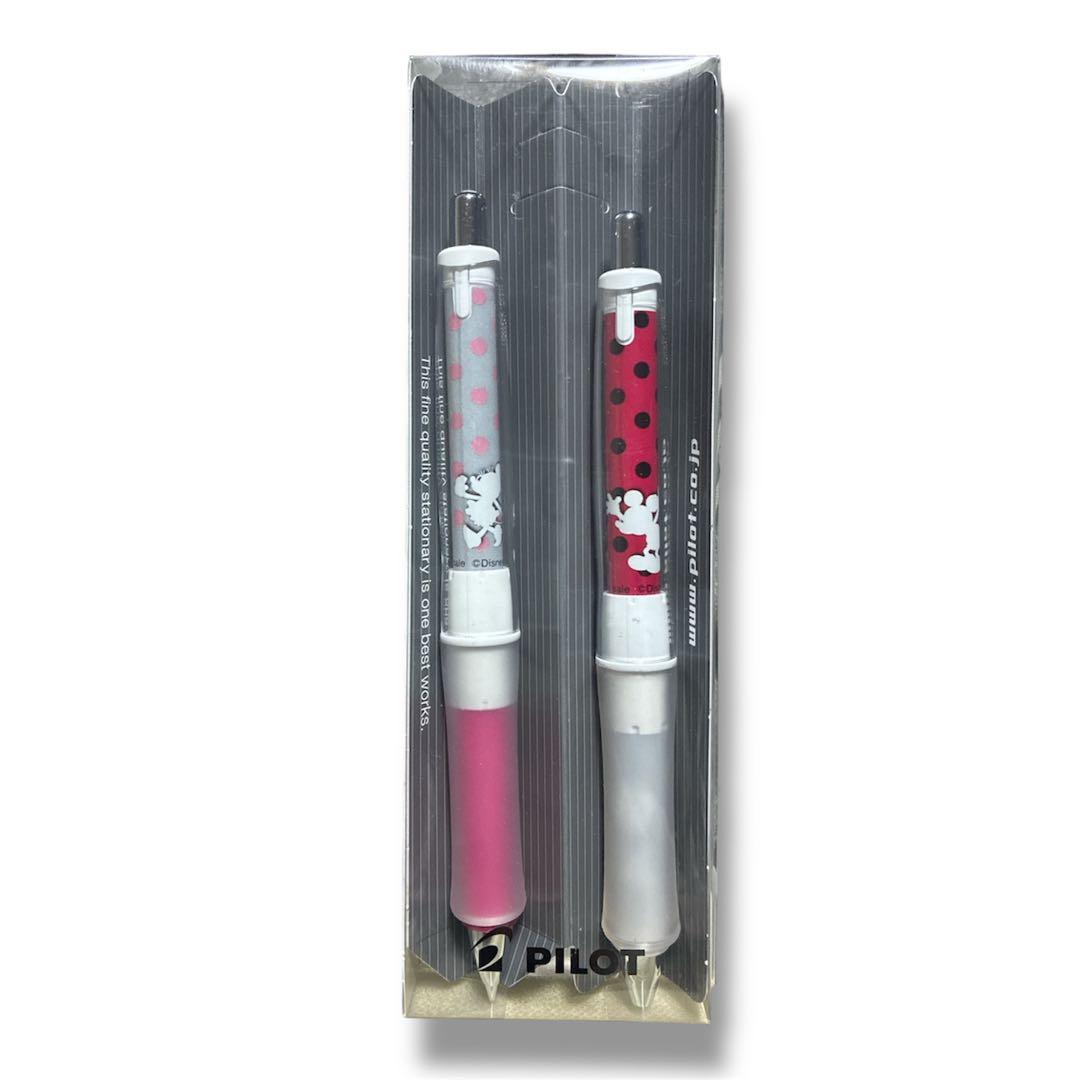 未使用 ドクターグリップ ミッキー&ミニー ディズニー 2本セット 文房具