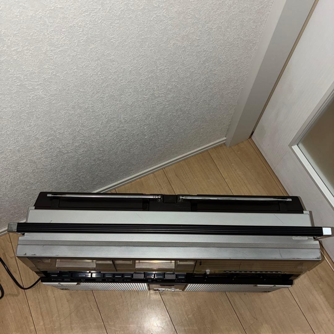 シャープ ラジオ付ステレオテープレコーダー ダブルラジカセ GF-808S