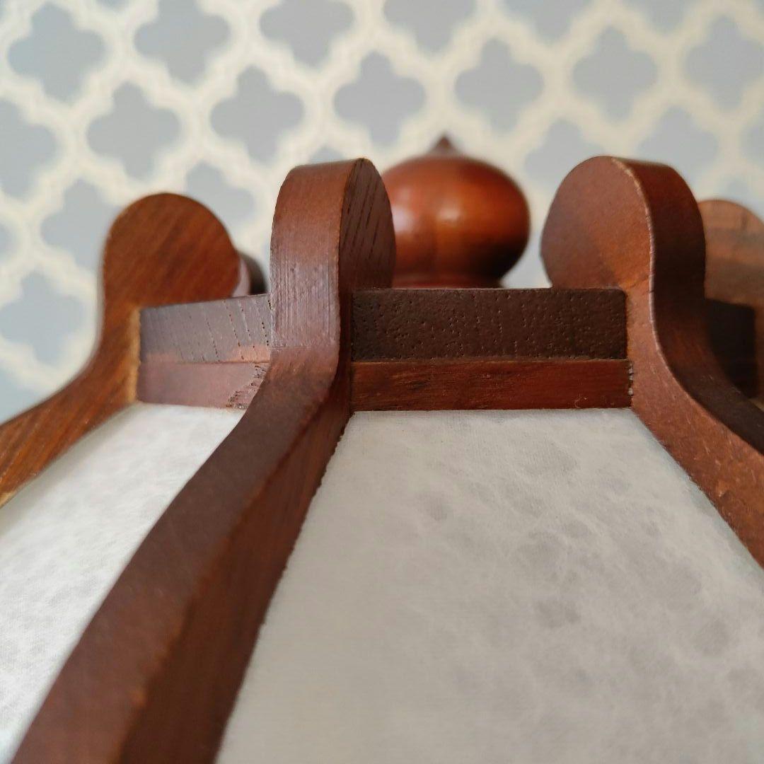 美品　レア北海道民芸家具店　レトロなアンティークランプ