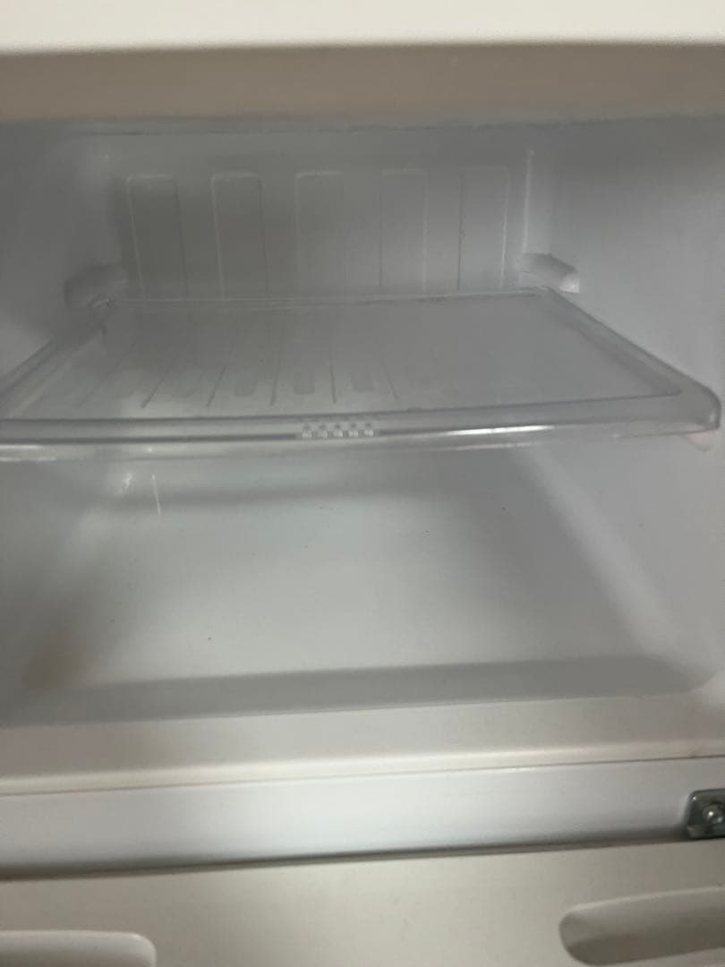 IRIS OHYAMA 冷蔵庫 透明ガラス棚付き