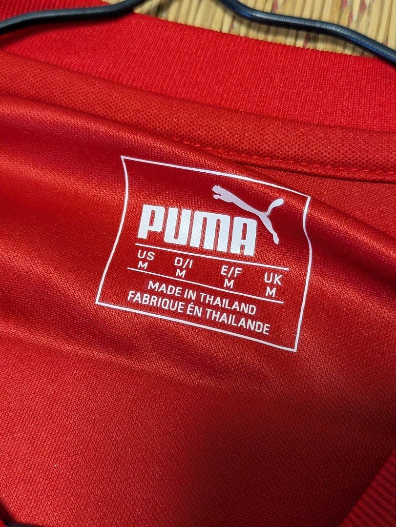 PUMA Jリーグシャツ 赤 サイズ12