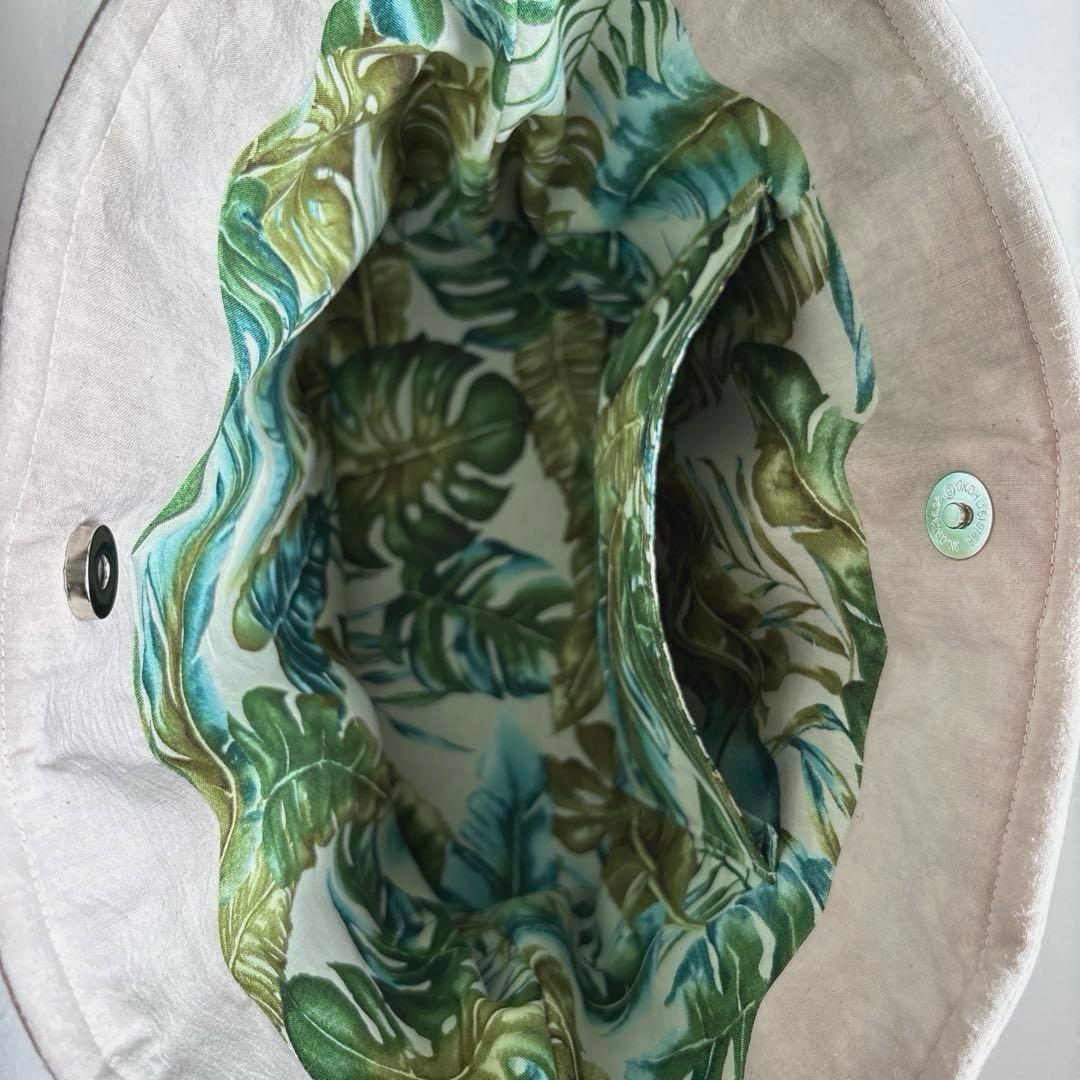 ハワイアンキルトバッグ　プルメリア　ハンドメイド　ショルダーバッグ