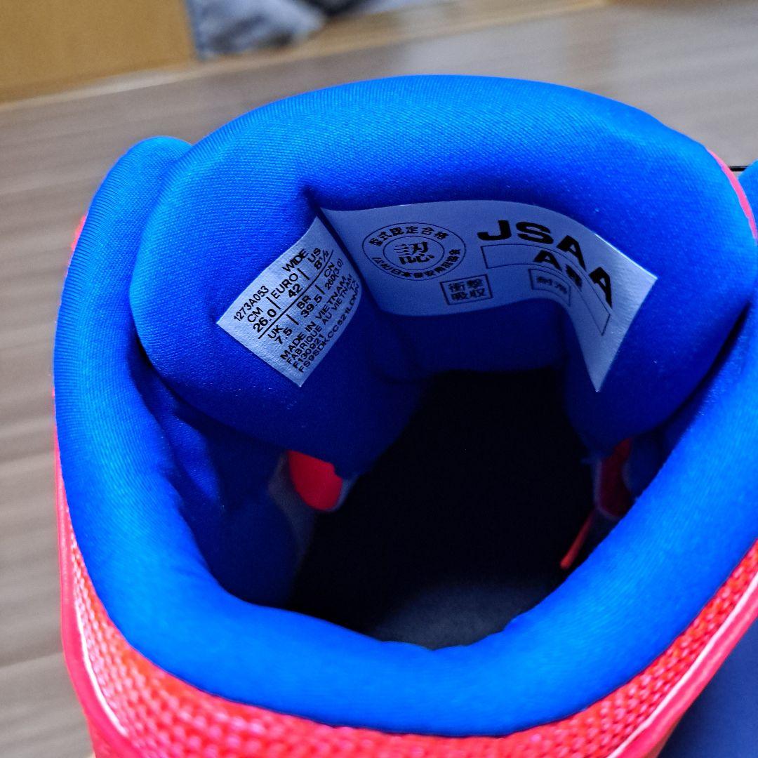 未使用　ASICS アシックス安全靴 希少カラー　ピンク