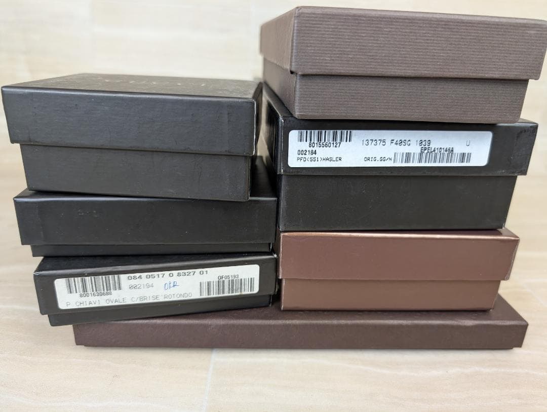 まとめ売り　GUCCI　グッチ　空箱　空き箱　ボックス　アクセサリー　ケース