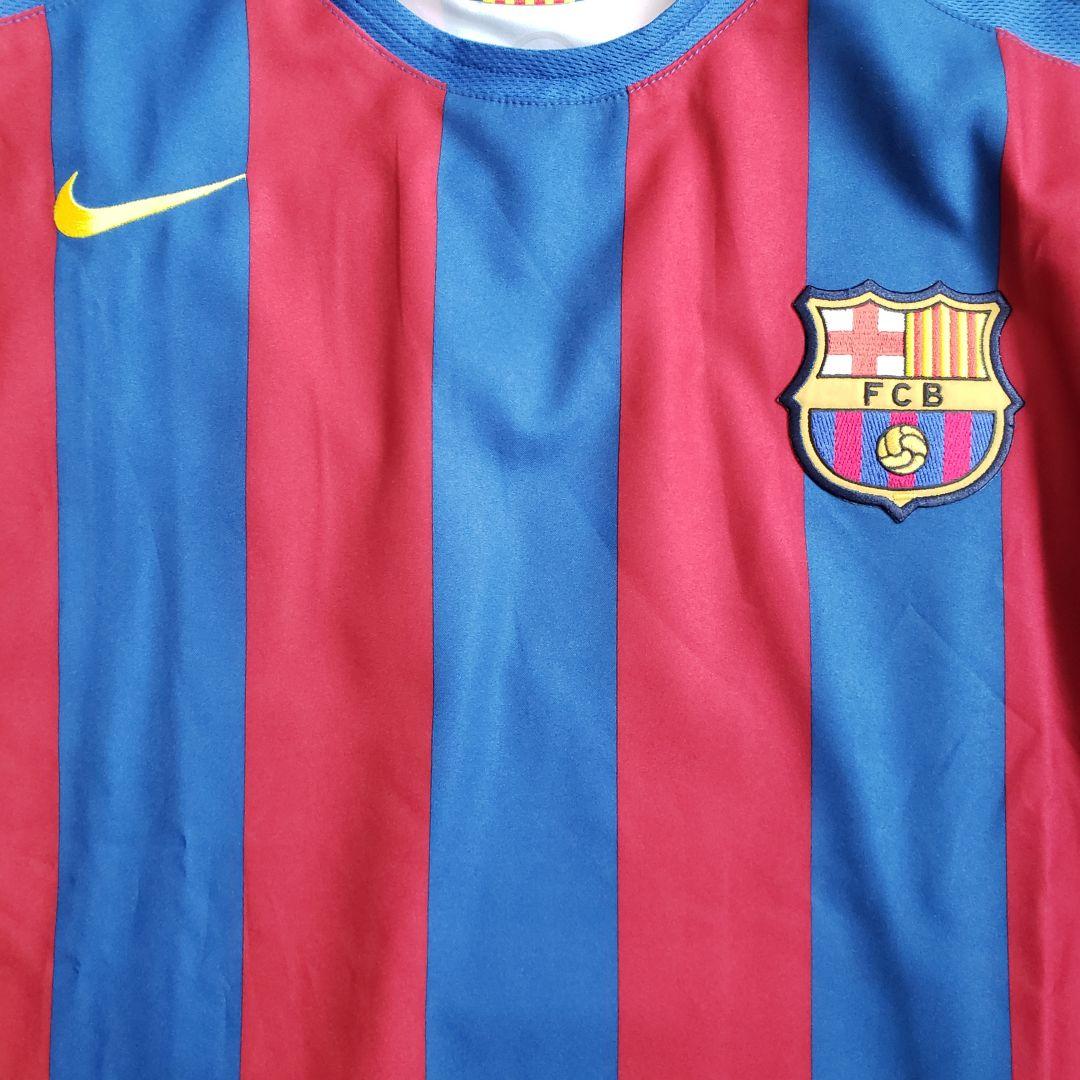 サッカー　希少　タグ付き　ユニフォーム　長袖　バルセロナ　シャビ