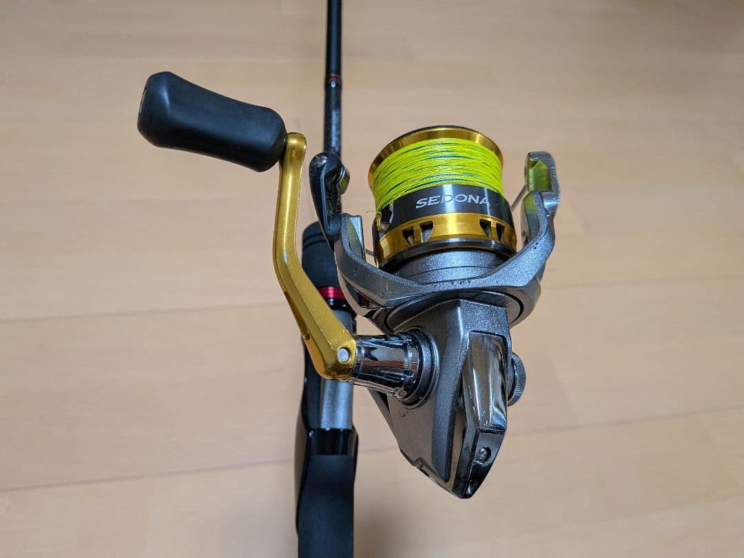 K　アジング　メバリング　ロッド　月下美人　リール　セドナ　本体　セット