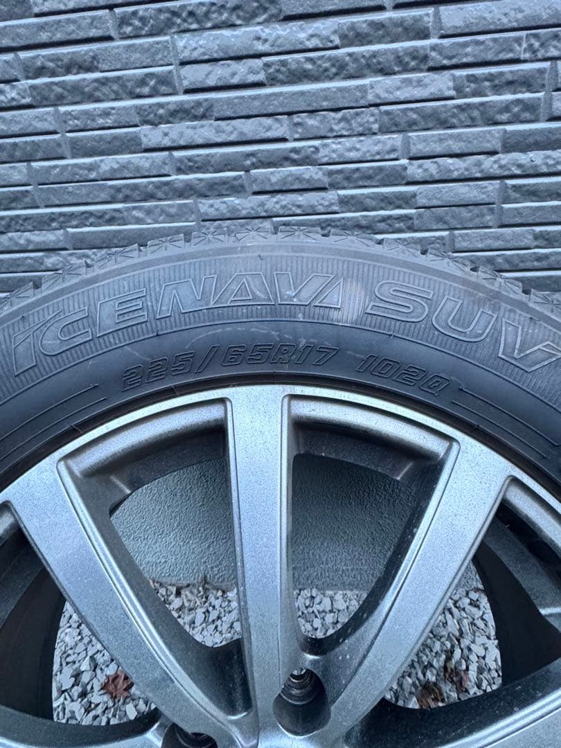 80ハリアー　17インチスタッドレス　4本