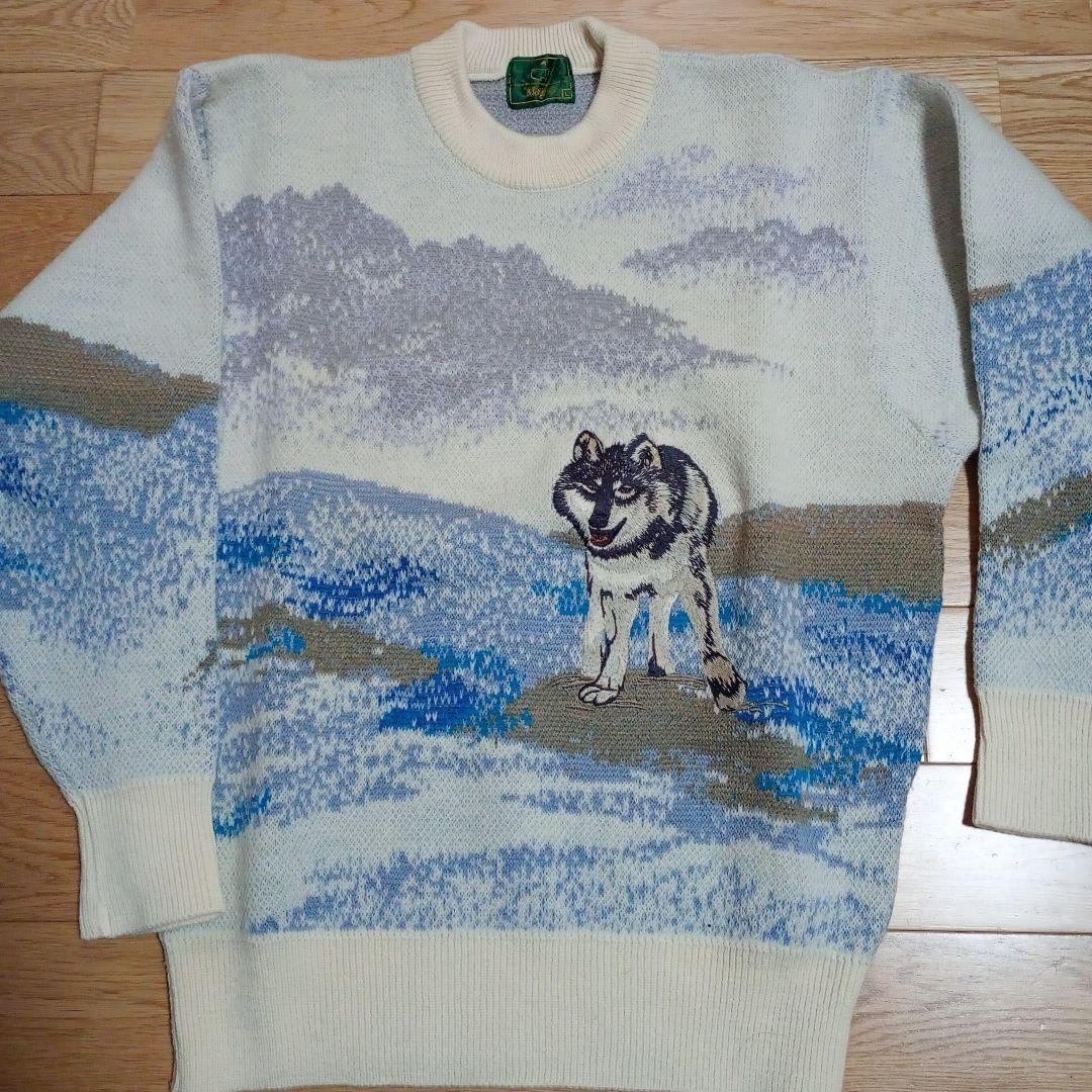 チャーミーおまとめページ　シベリアンハスキー　セーター　Lサイズ2種類