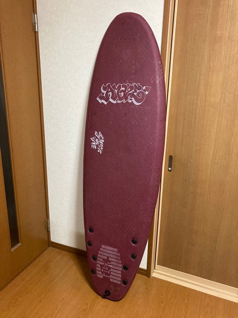 せいや　キャッチサーフ　AYRS サーフボード バーガンディ チェッカー