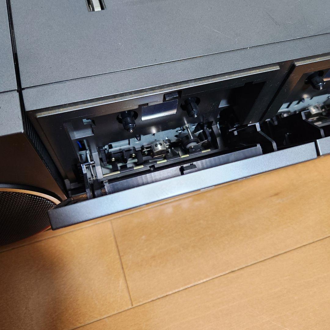 【動作品】SHARP QT-88G ダブルラジカセ