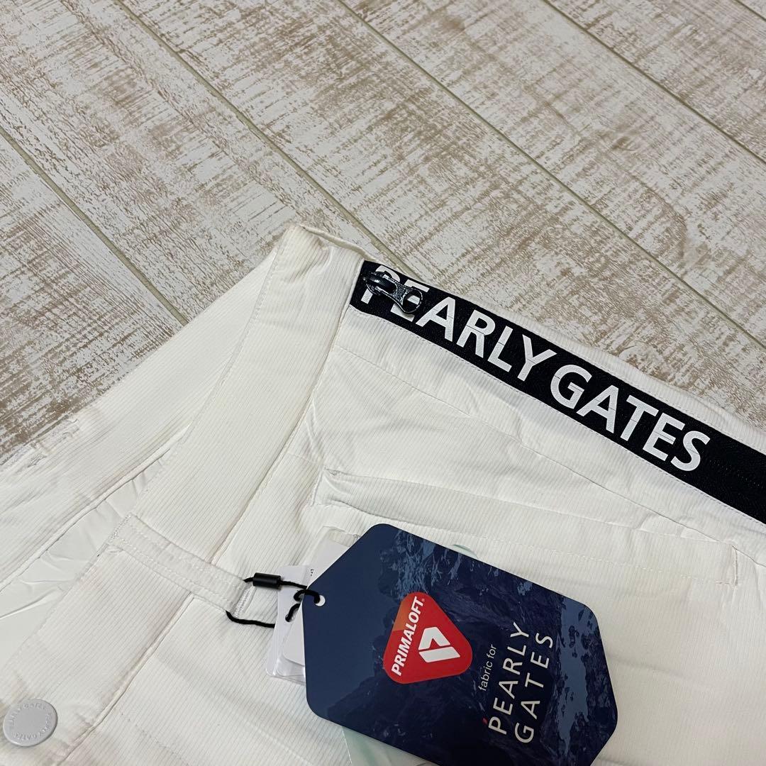 新品 パーリーゲイツ パンツ 中綿 プリマロフト ホワイト XLサイズ（6）