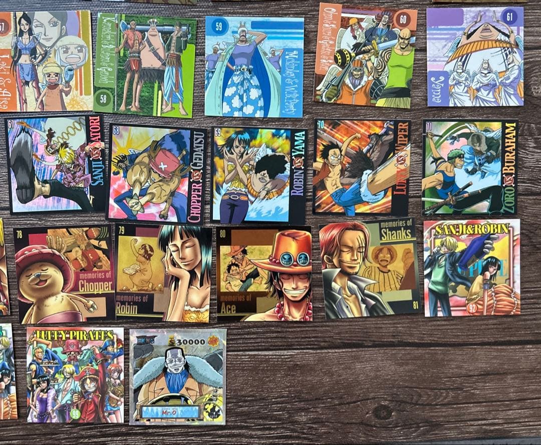 平成レトロ激レア　ワンピース　森永シール86枚セット