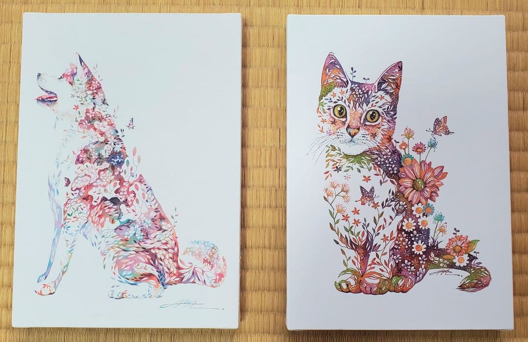 タケダヒロキ　二枚組　アートパネル