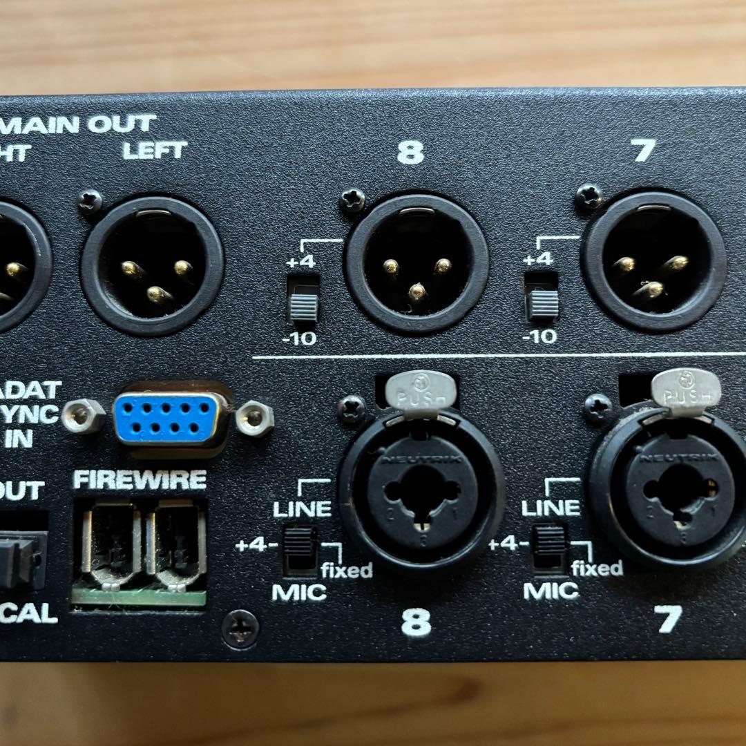 MOTU 896 オーディオ・インターフェイス　3Uラック付　通電確認済