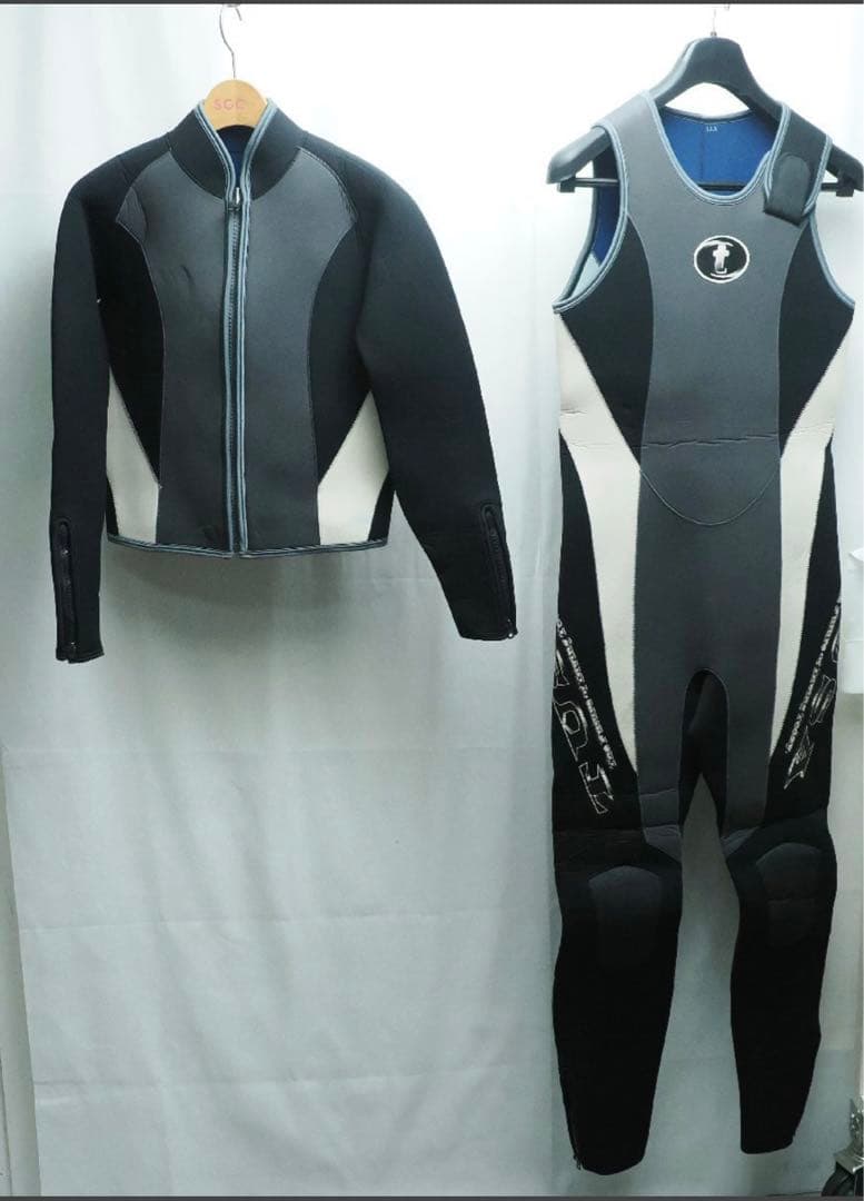 TUSA ツサ メンズ 2ピース ウェットスーツ 5ｍｍ サイズ:LLX