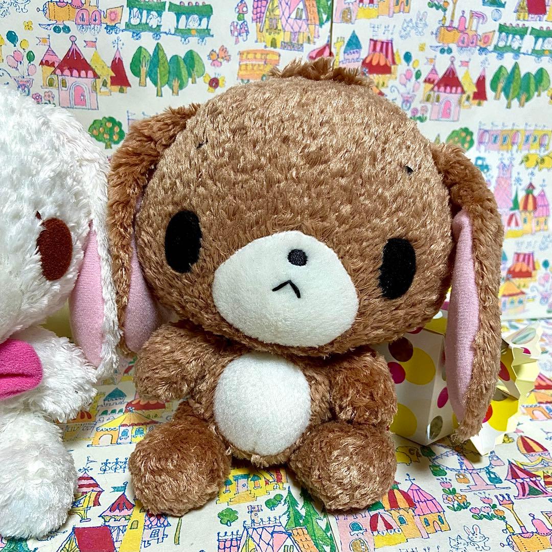 平成レトロ サンリオ シュガーバニーズ 頭手足可動 ぬいぐるみ しろうさくろうさ