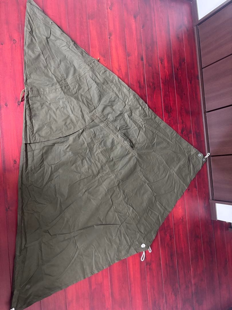 【デッドストック】ポーランド軍 サイズ2 2枚ポール付 【新品】　ポーランド軍幕