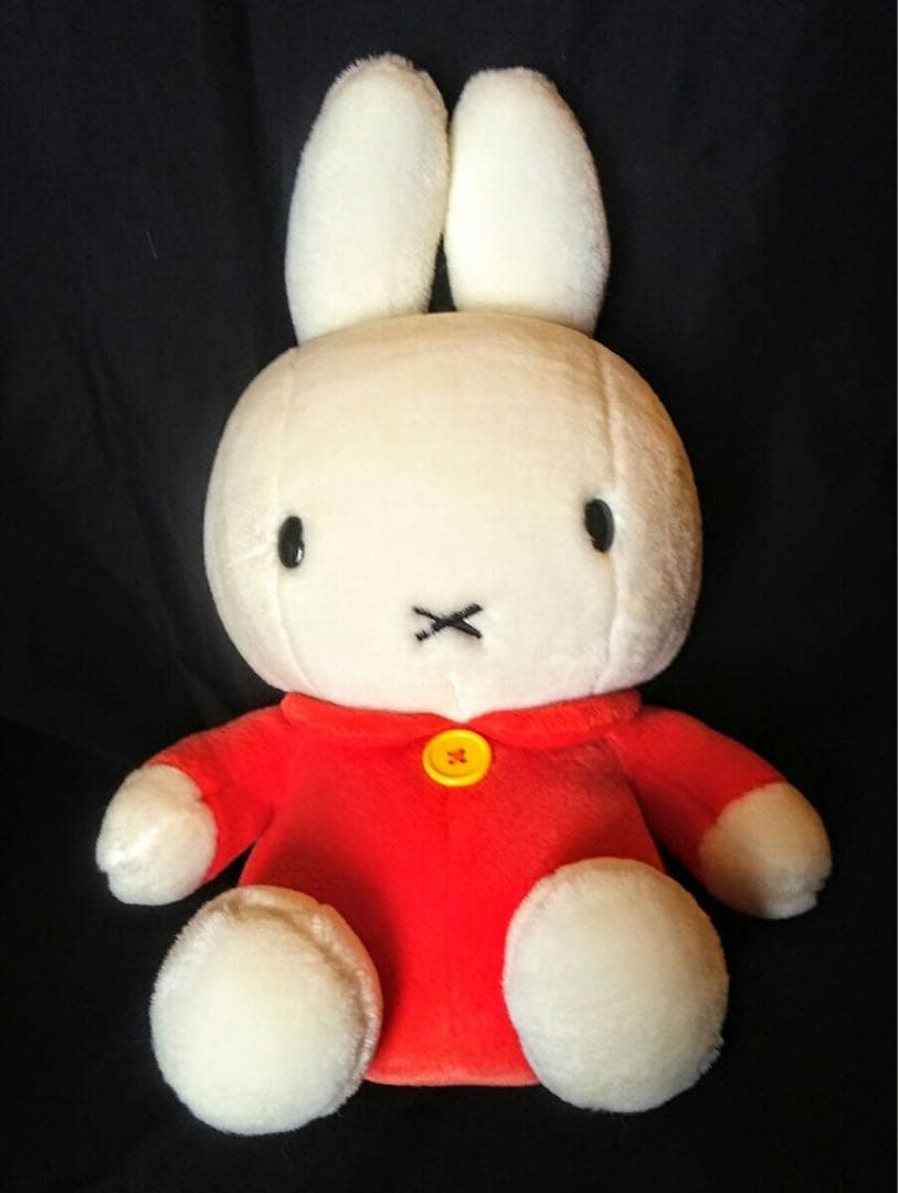 90年代　当時物　ミッフィー　35㎝　レトロぬいぐるみ　日本製　セキグチ製